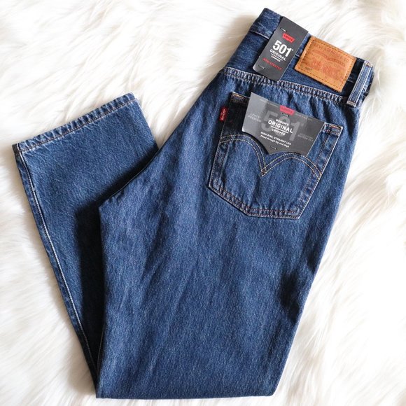 Levi's Denim - Levi’s 501 Original Hi Rise Cropped Jeans Sz 28